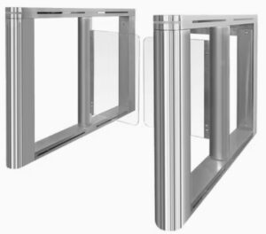 Swing flap barrier with 800mm passage space